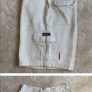 Hemp cargo shorts size large
